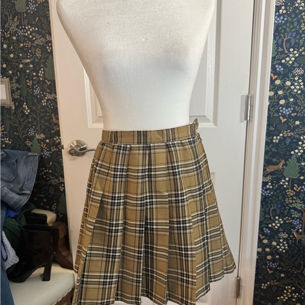 Wild Fable Checkered Mini Skirt in Tan and Black​